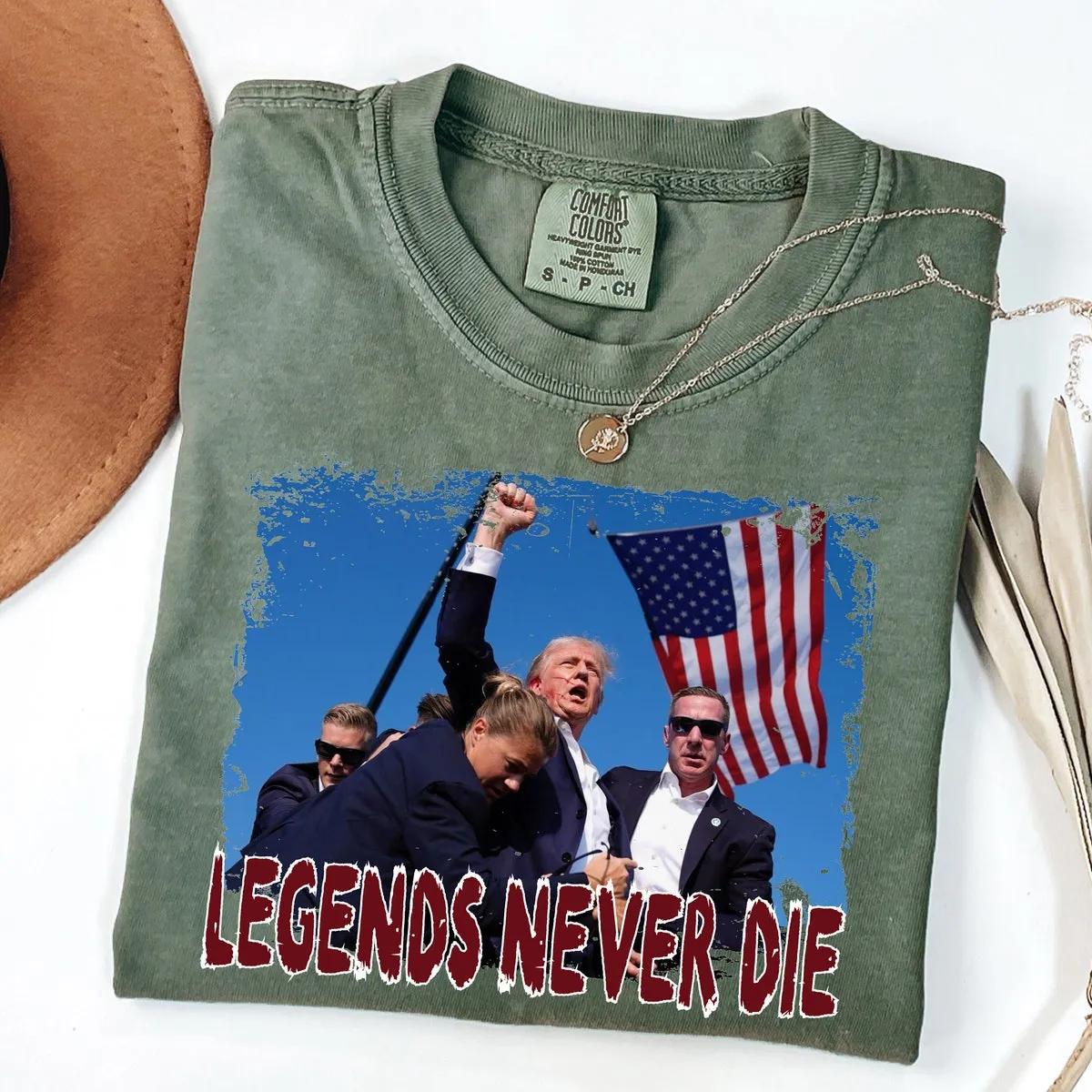 Trump Fist Pump Shot At Shirt Hero Trump Survives Rally Trump Injured Tee 4