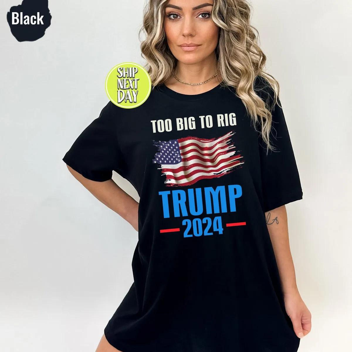 Trump Flag Shirt MAGA 2024 Voting Tee 1 1