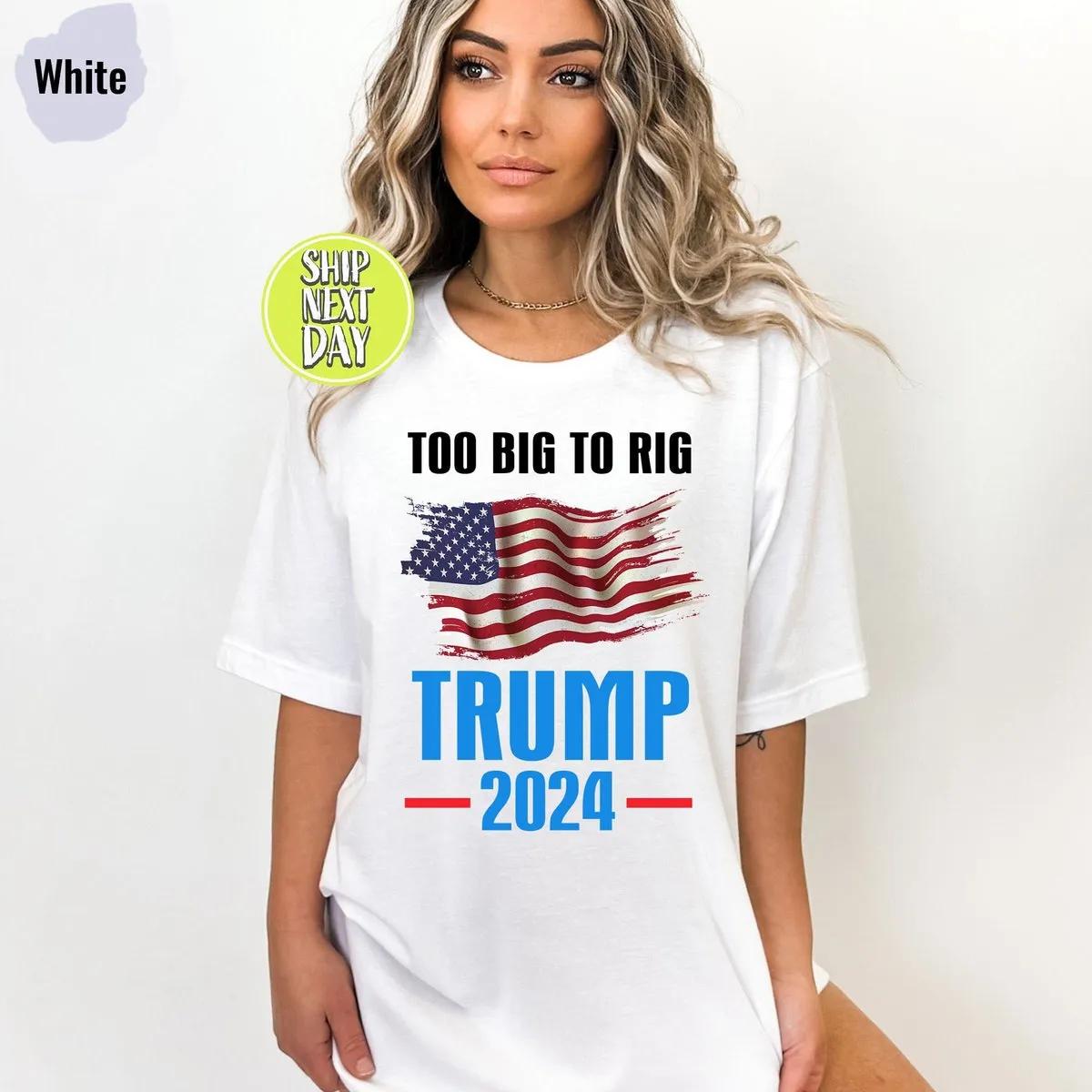 Trump Flag Shirt MAGA 2024 Voting Tee 2 1