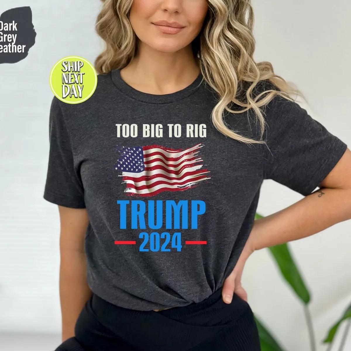 Trump Flag Shirt MAGA 2024 Voting Tee 3 1