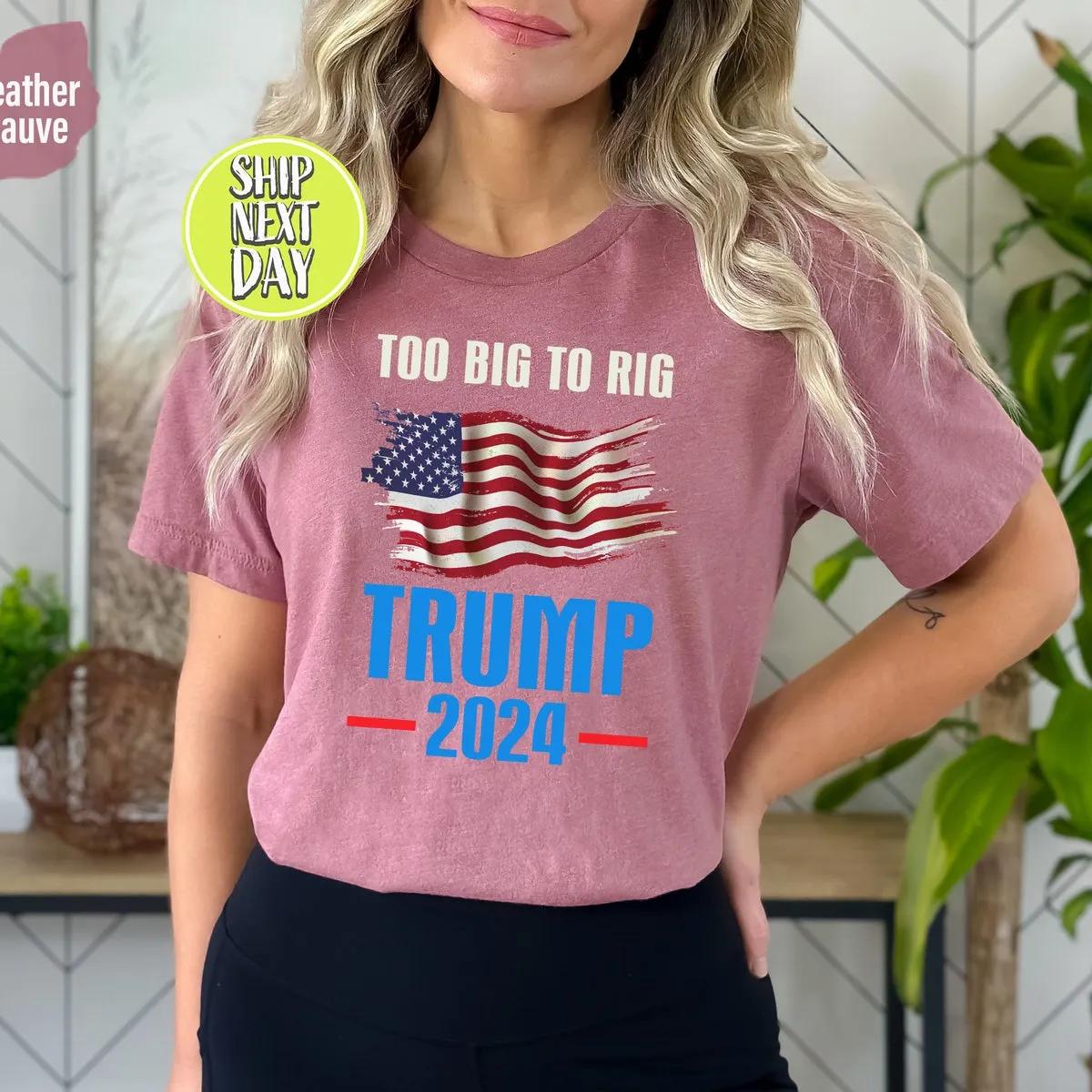 Trump Flag Shirt MAGA 2024 Voting Tee 4 1