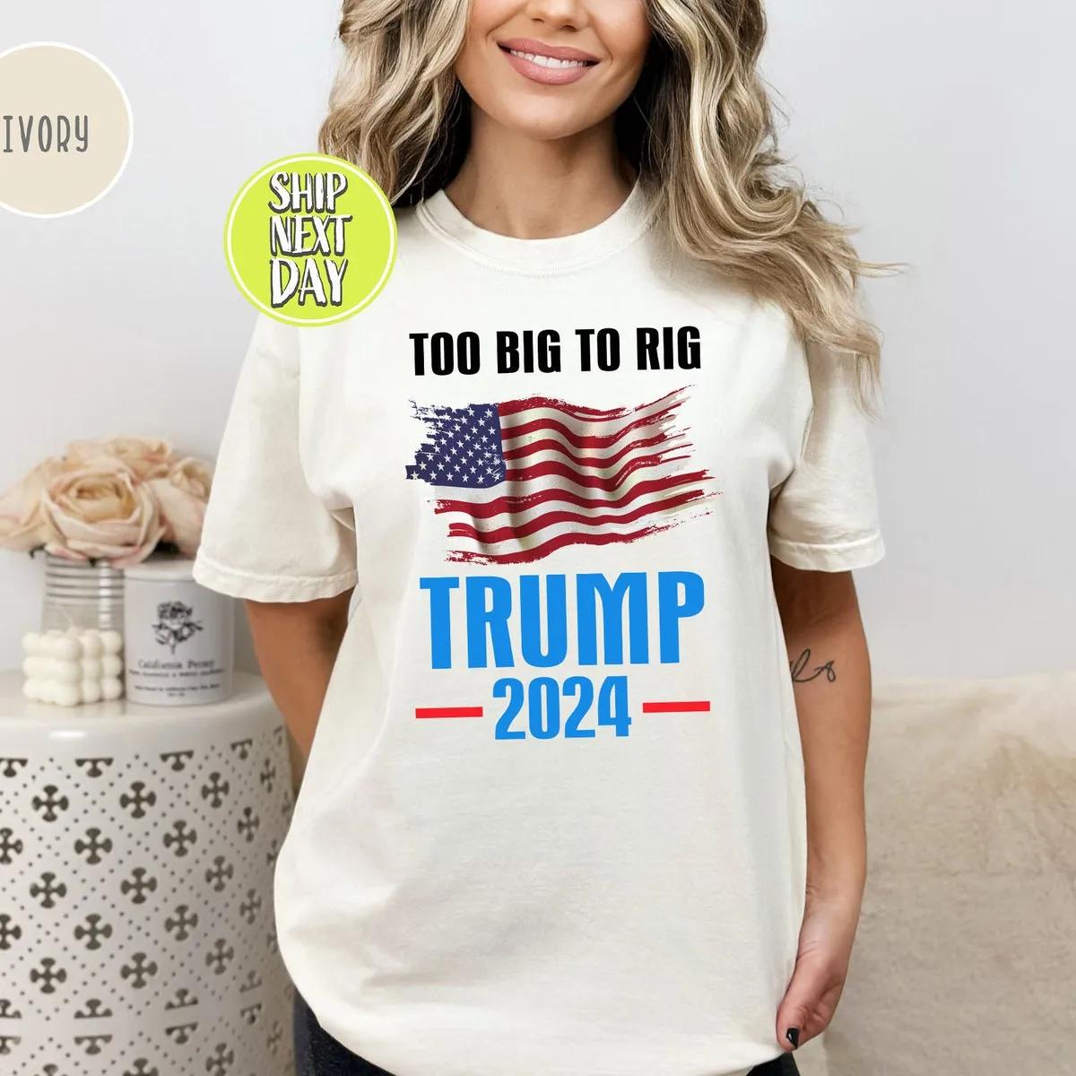 Trump Flag Shirt MAGA 2024 Voting Tee 5 1