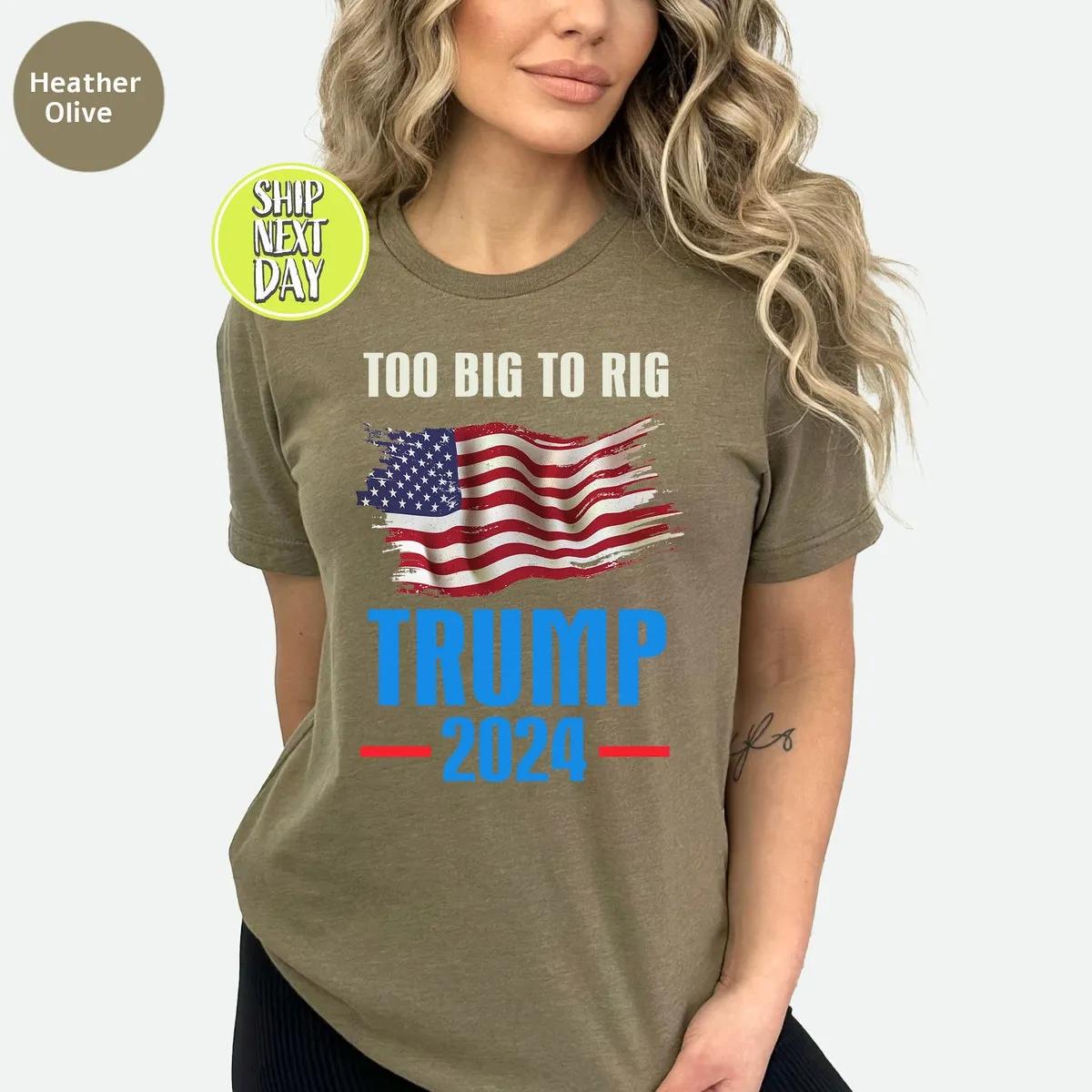 Trump Flag Shirt MAGA 2024 Voting Tee 7 1