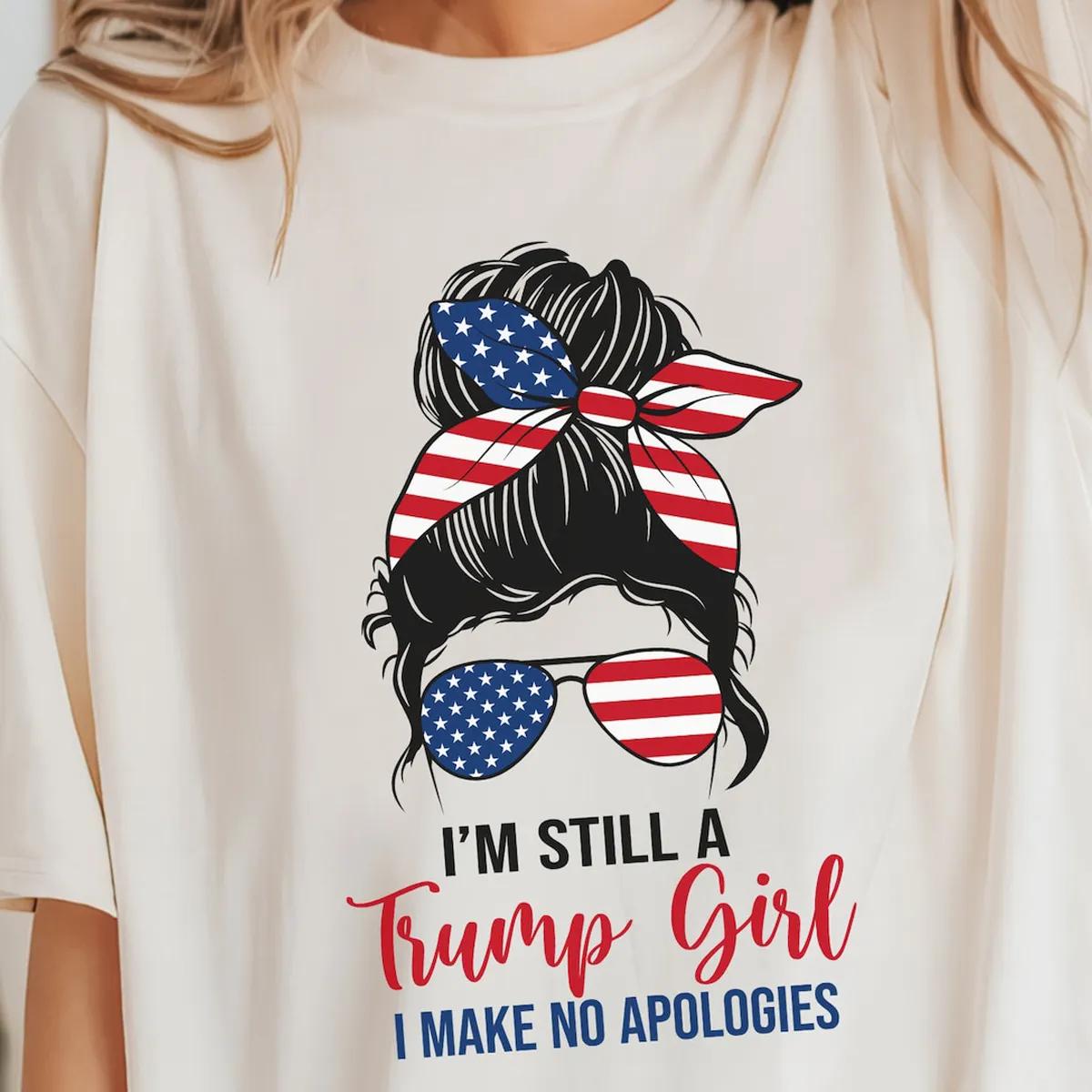 Trump Girl Election 2024 Patriotic Shirt 3