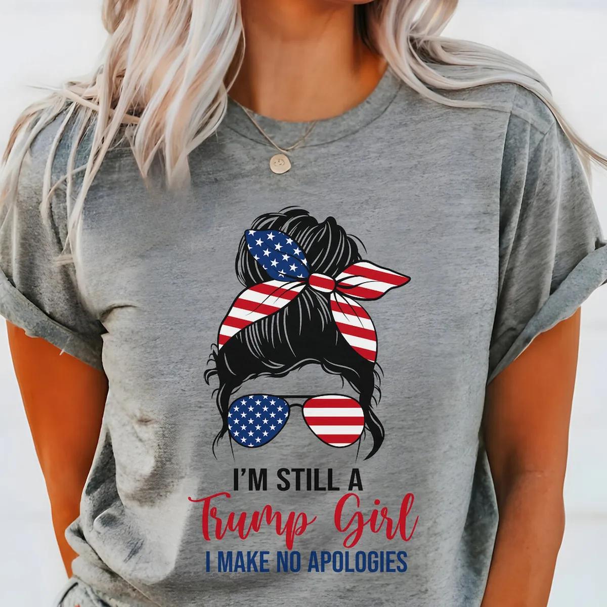 Trump Girl Election 2024 Patriotic Shirt 4