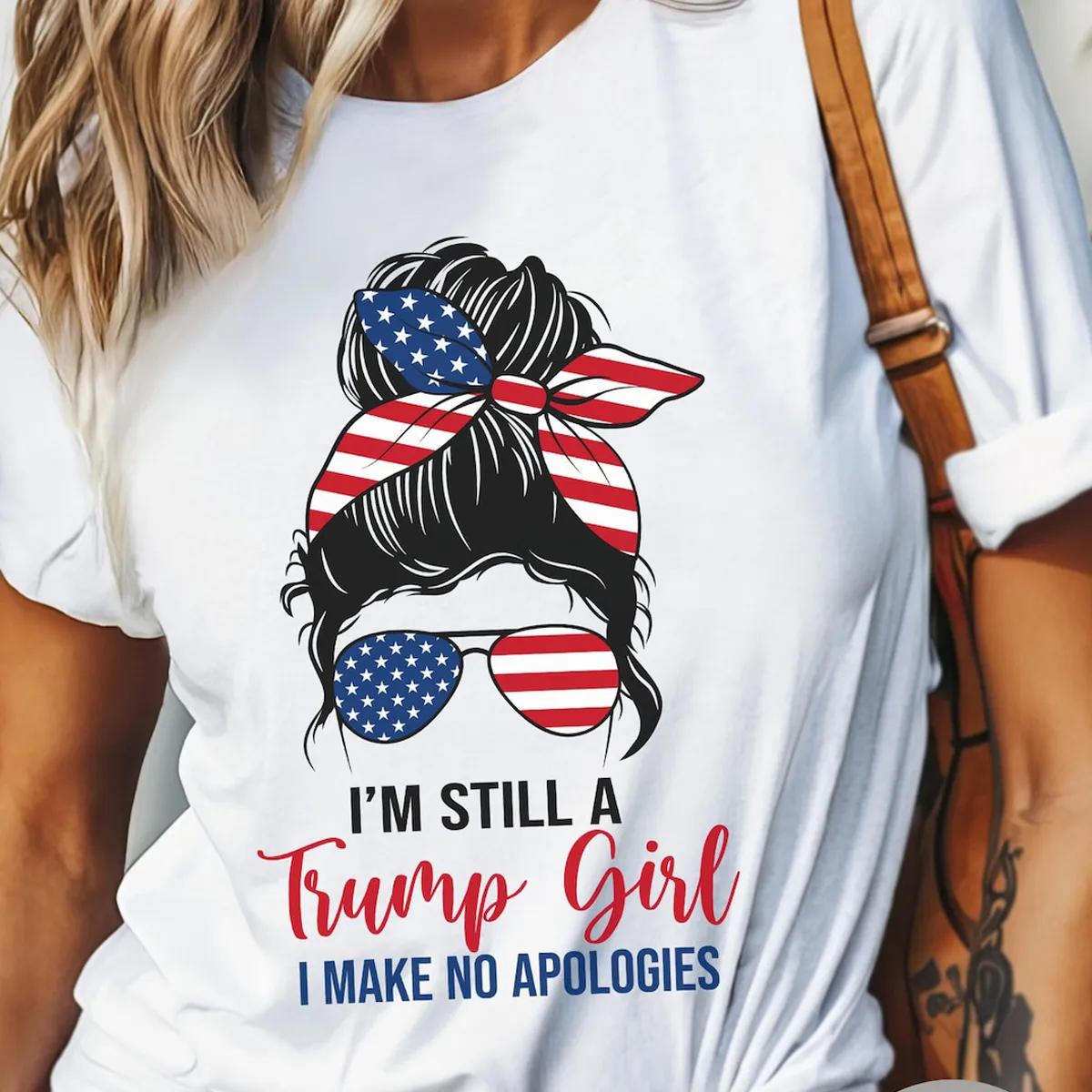 Trump Girl Election 2024 Patriotic Shirt 6