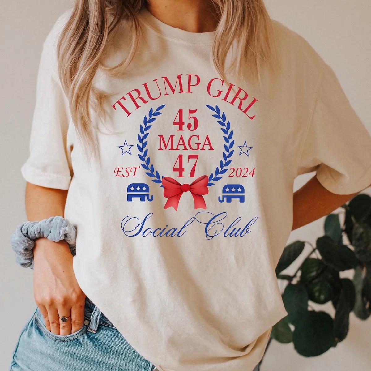 Trump Girl Social Club 45 47 Shirt 1