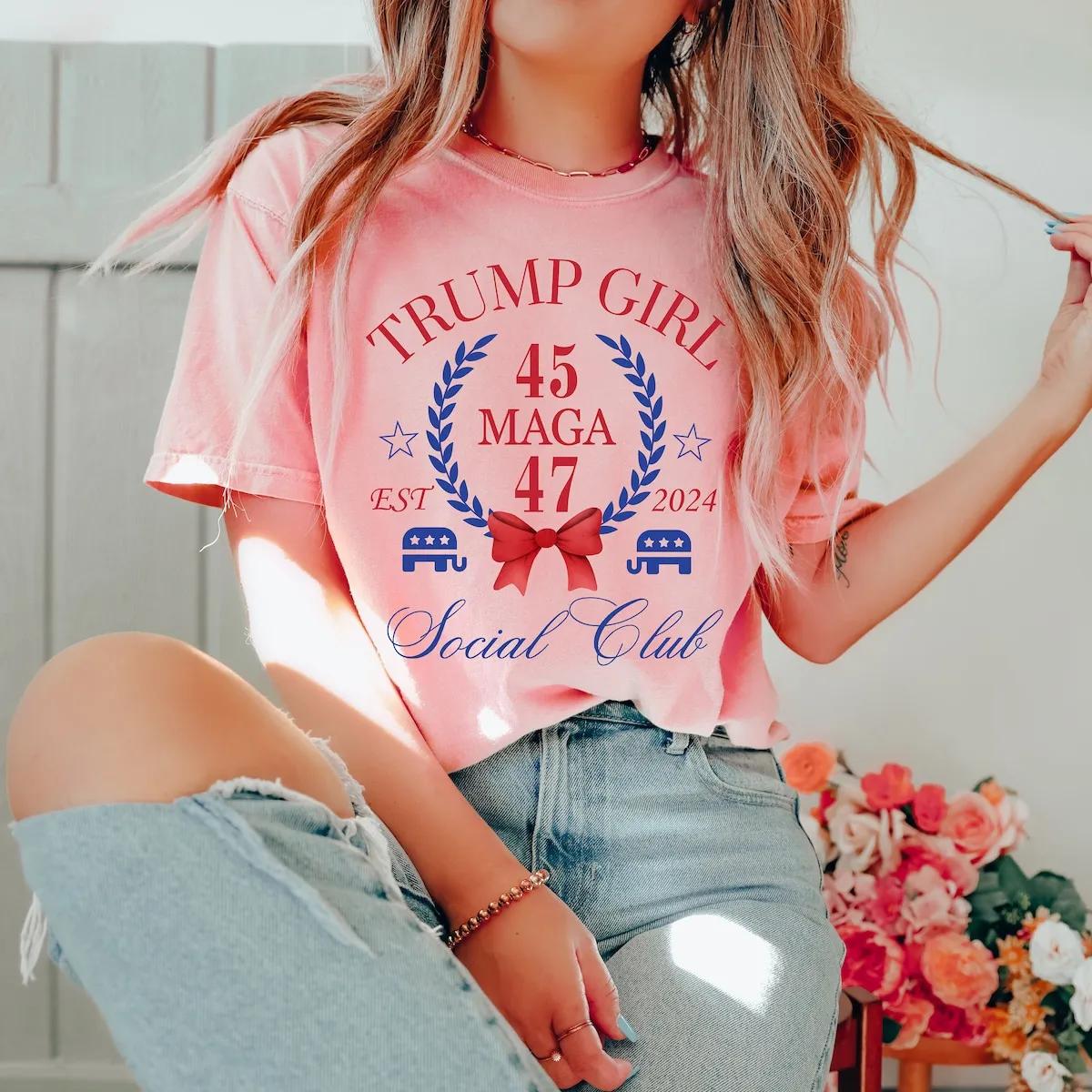 Trump Girl Social Club 45 47 Shirt 2