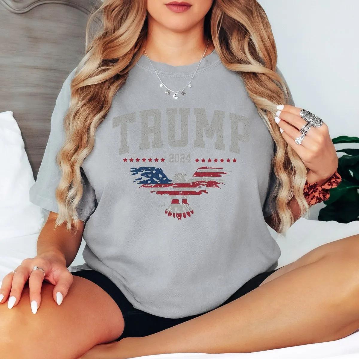 Trump MAGA 2024 American Flag Shirt 8