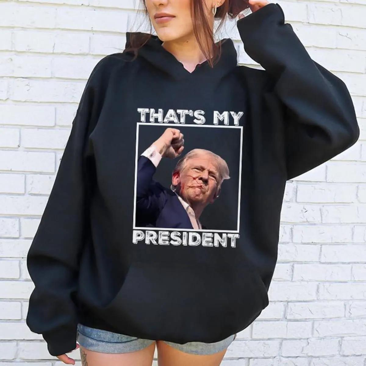 Trump Shooting Thats My President Shirt 3