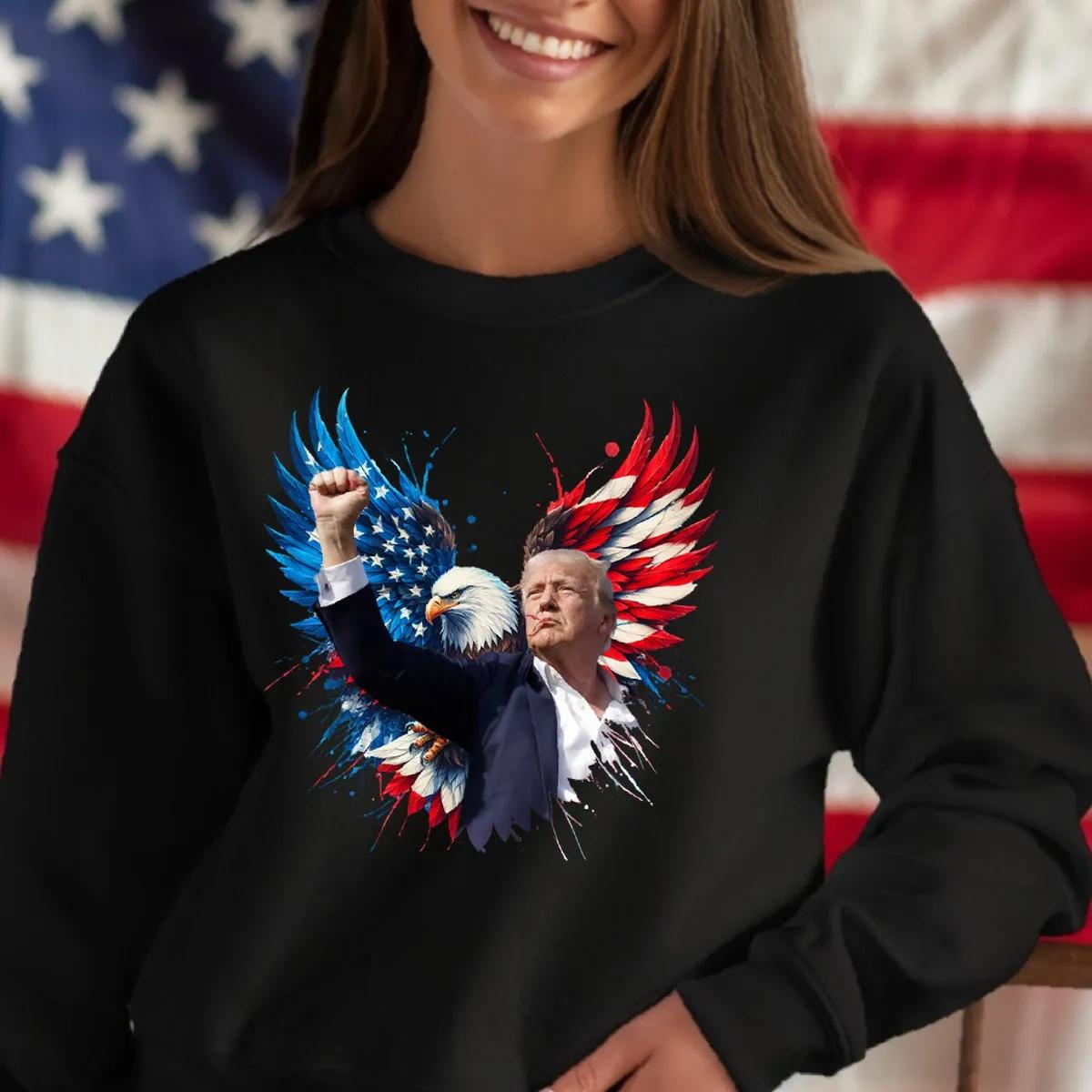 Trump Shot Shooting Eagle 2024 Shirt 1 1