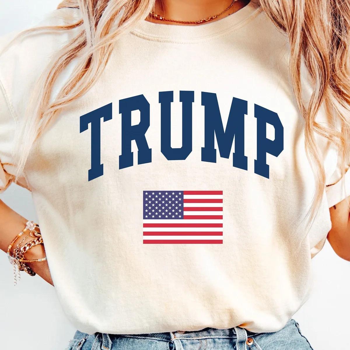 Trump Supporter USA Flag Trump Shirt 1