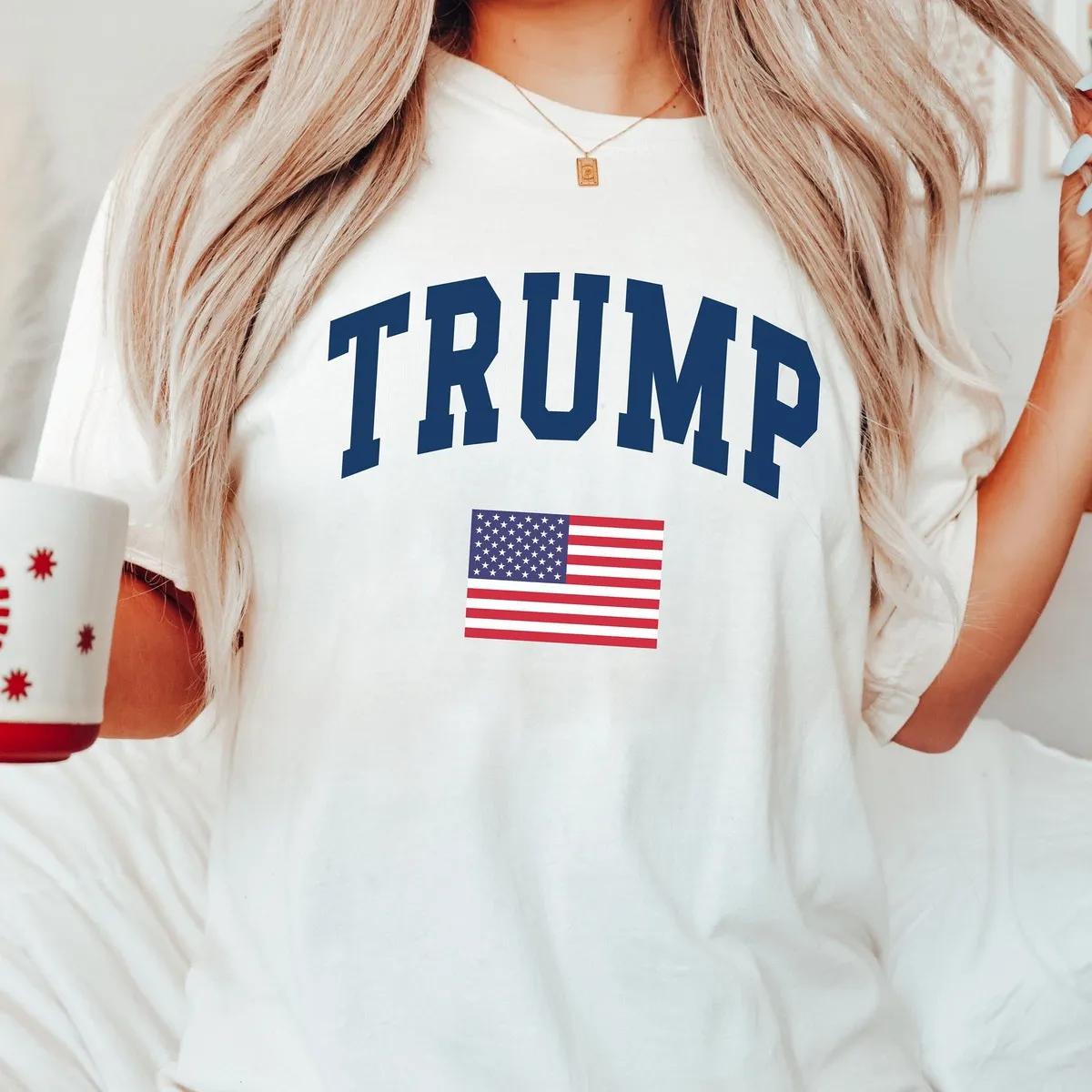 Trump Supporter USA Flag Trump Shirt 2