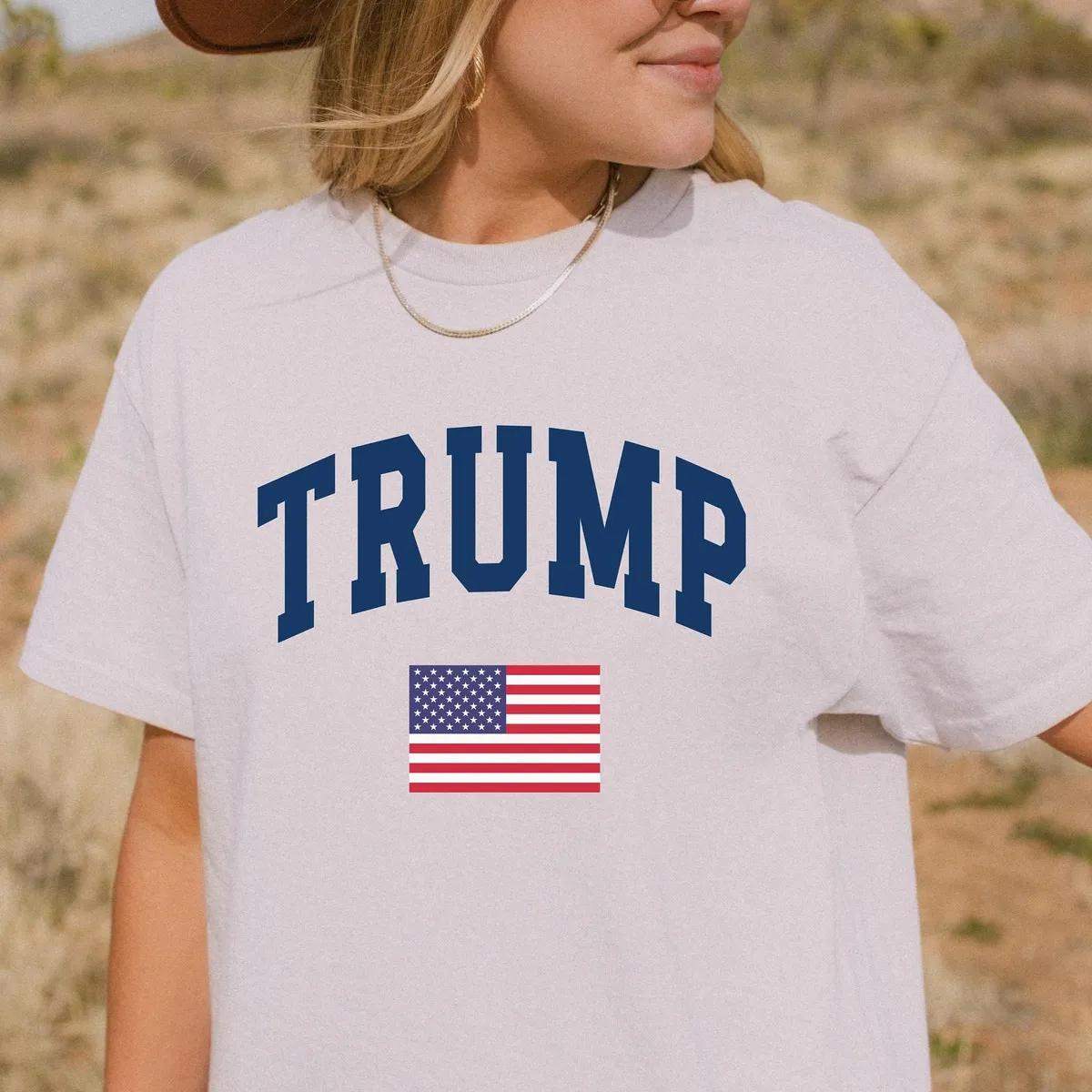 Trump Supporter USA Flag Trump Shirt 4