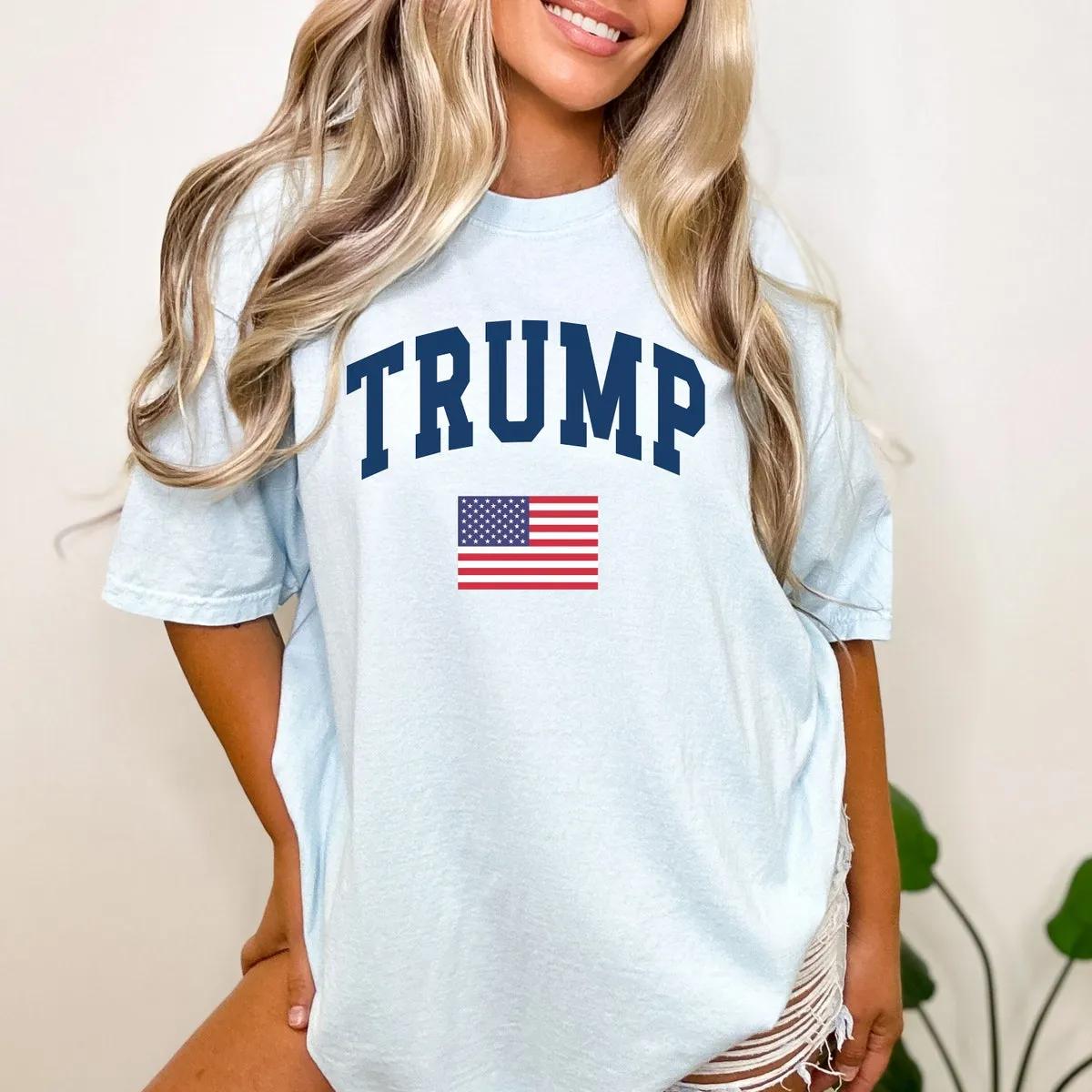 Trump Supporter USA Flag Trump Shirt 5