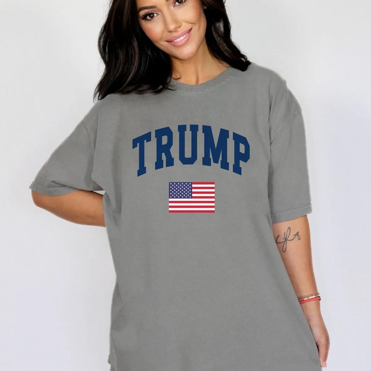 Trump Supporter USA Flag Trump Shirt 8