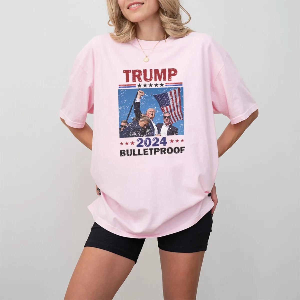 Trump Survived Shooter Shirt Trump 2024 Bulletproof Tee 3