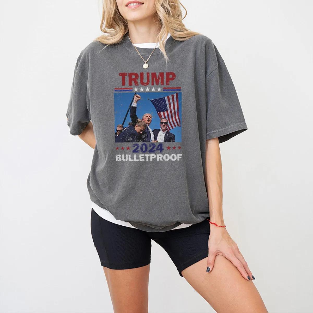 Trump Survived Shooter Shirt Trump 2024 Bulletproof Tee 7