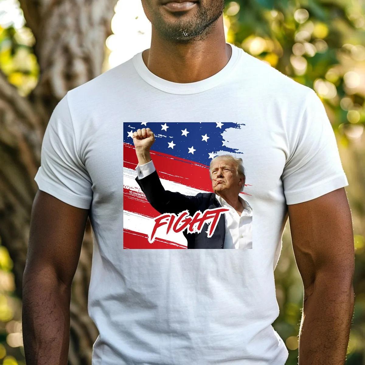 Trump Survivor Shirt Trump Fight 2024 Election Tee 3 1