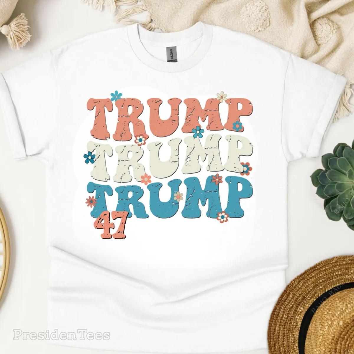 Trump Trump Trump 47 Shirt 2 1