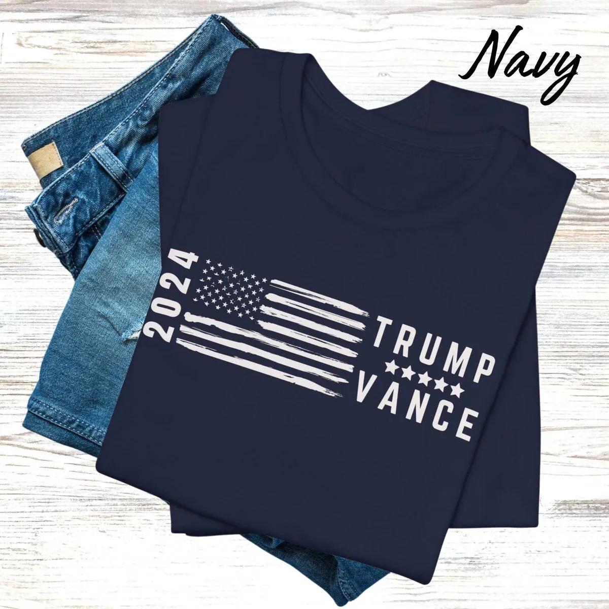 Trump Vance 2024 Shirt Election Support Trump Vance Tee 2