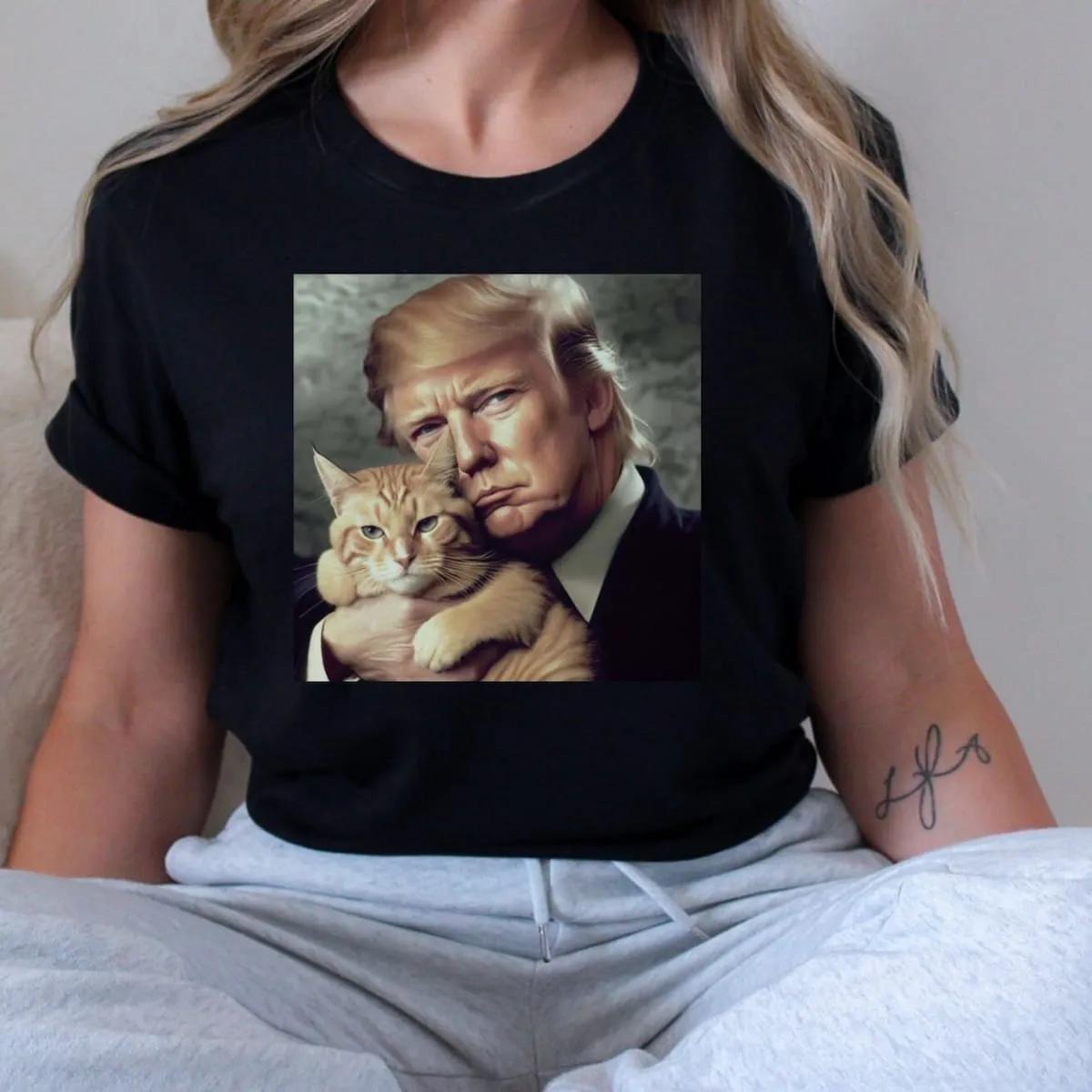 Trump and Cat Shirt 1