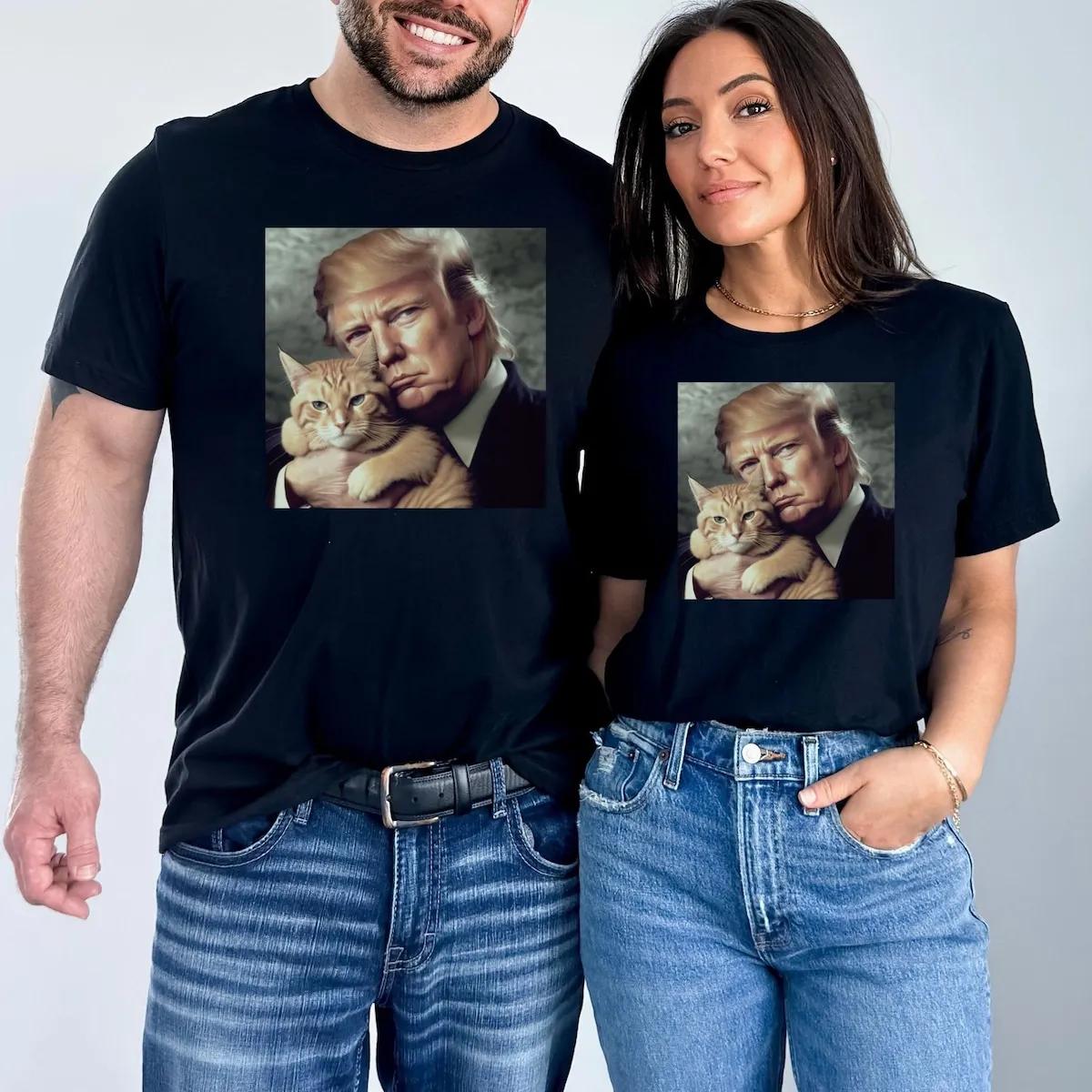 Trump and Cat Shirt 2