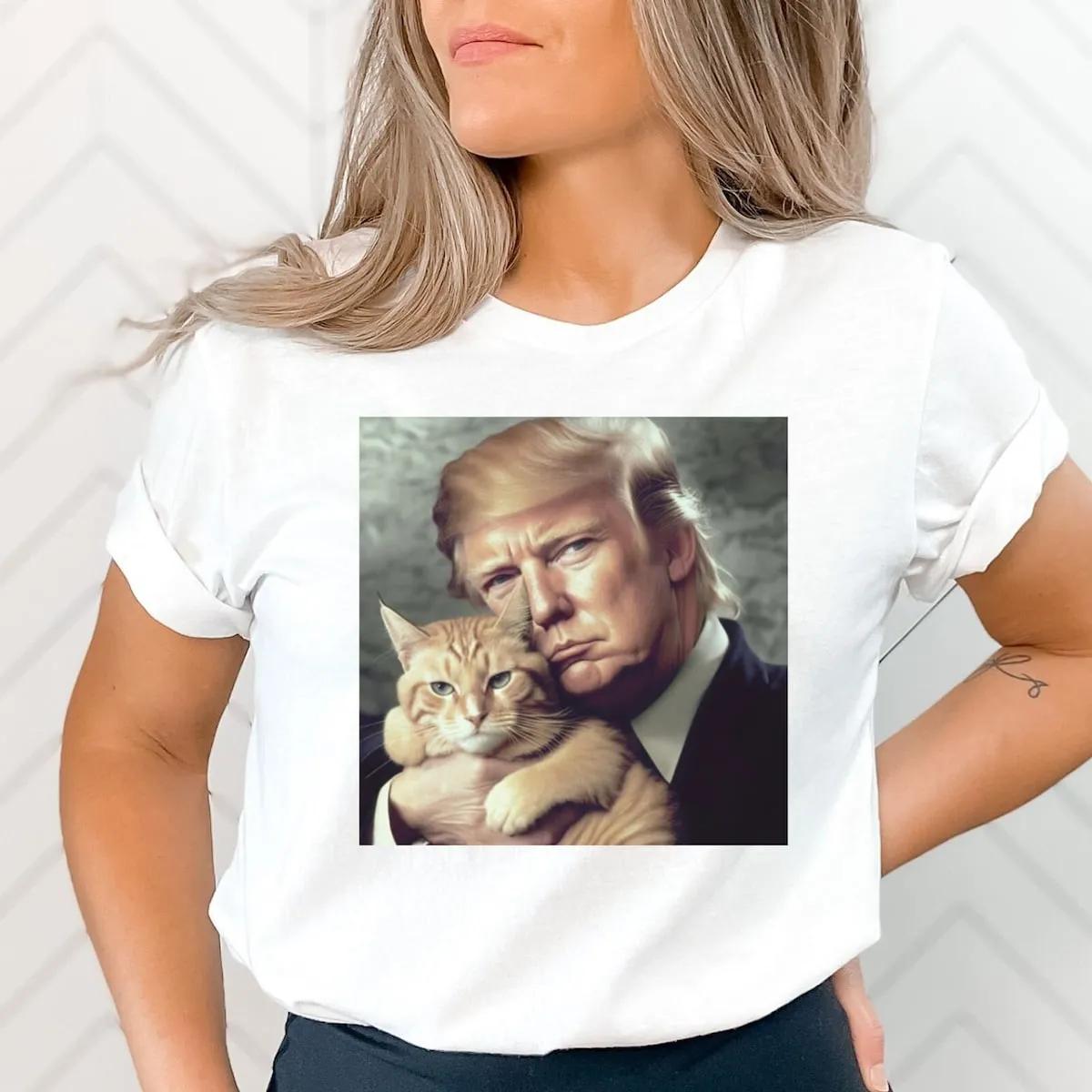 Trump and Cat Shirt 3