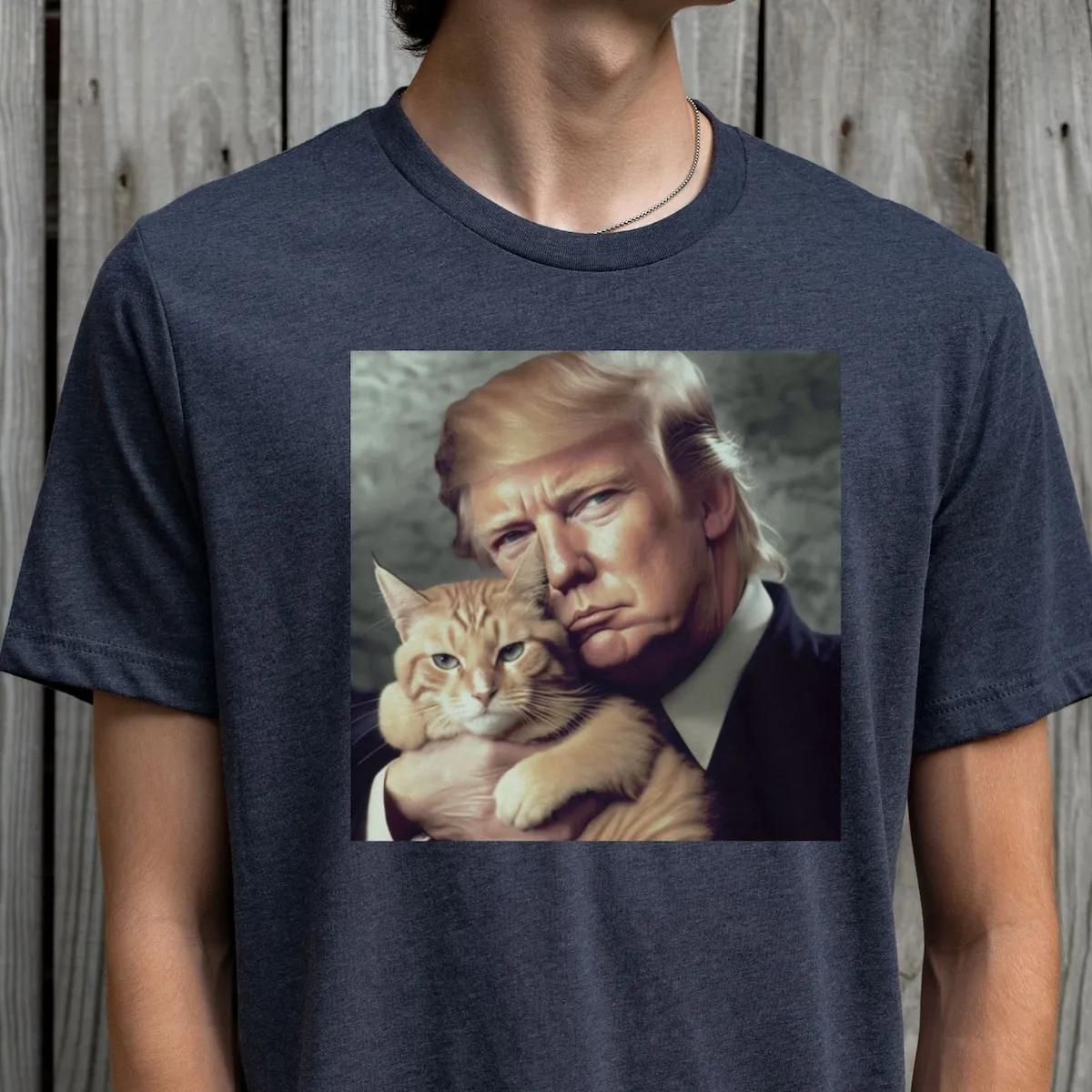 Trump and Cat Shirt 4