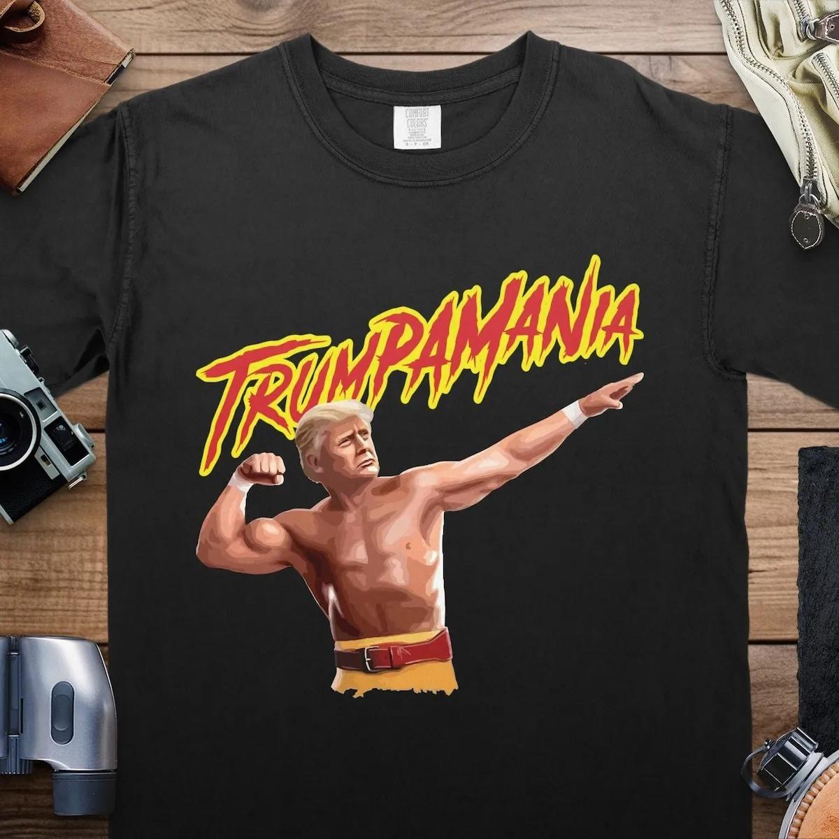 Trumpamania Patriotic Shirt Political Statement Donald Trump Hulk Hogan Maga Tee 2