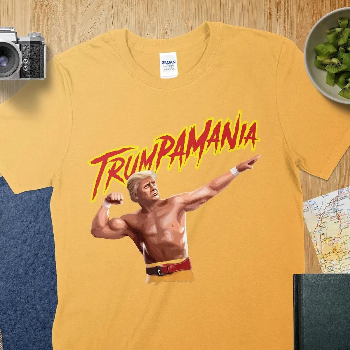 Trumpamania Patriotic Shirt Political Statement Donald Trump Hulk Hogan Maga Tee 3