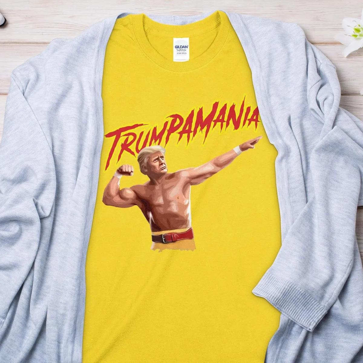 Trumpamania Patriotic Shirt Political Statement Donald Trump Hulk Hogan Maga Tee 4