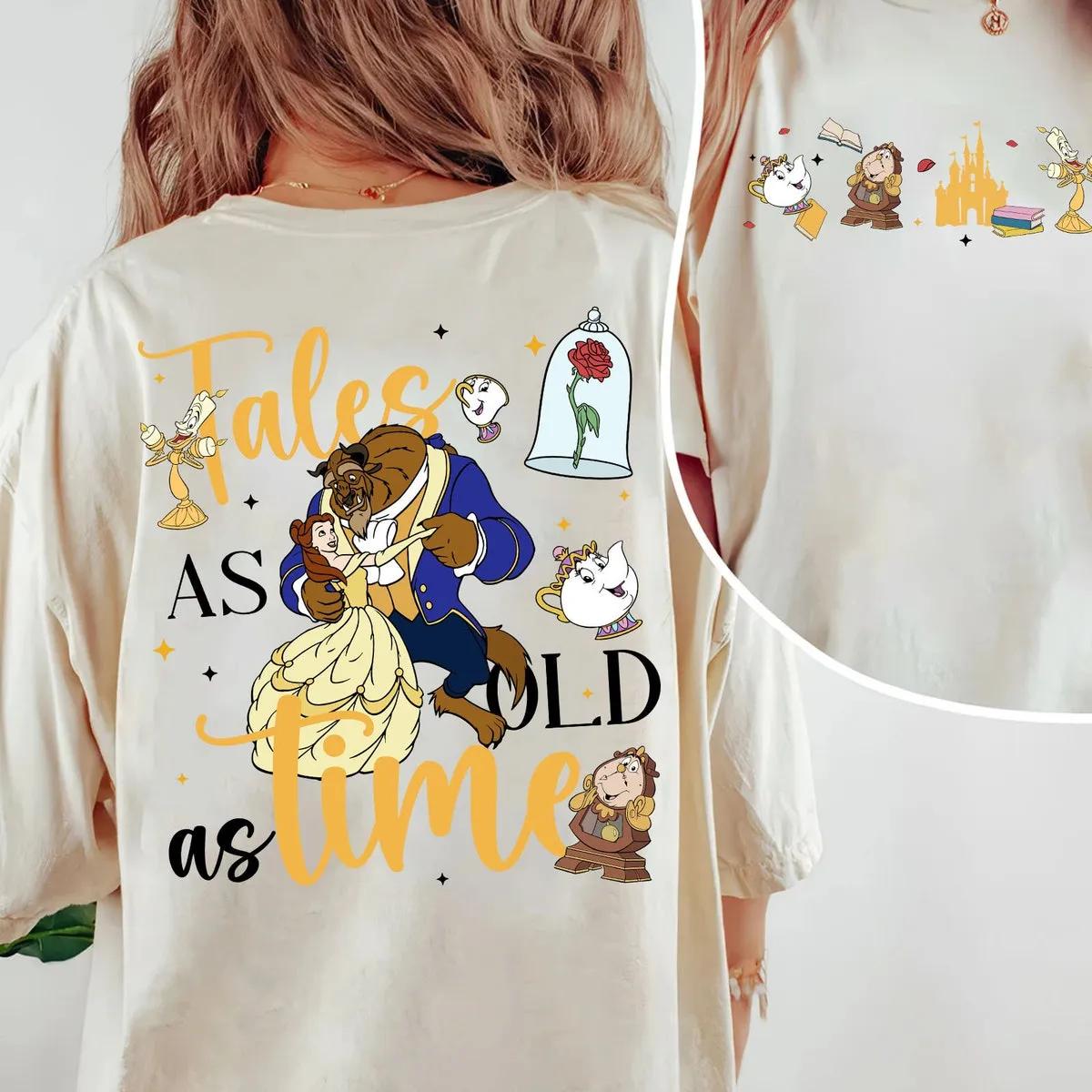 Two Sided Beauty And The Beast Tale As Old As Time Shirt 2