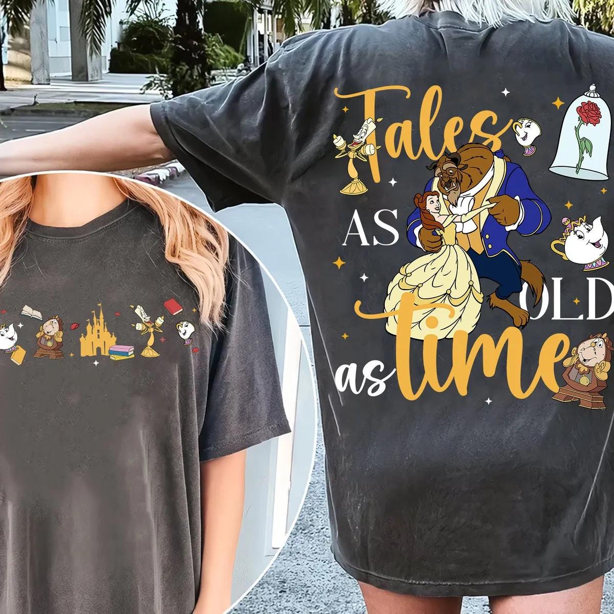 Two Sided Beauty And The Beast Tale As Old As Time Shirt 4