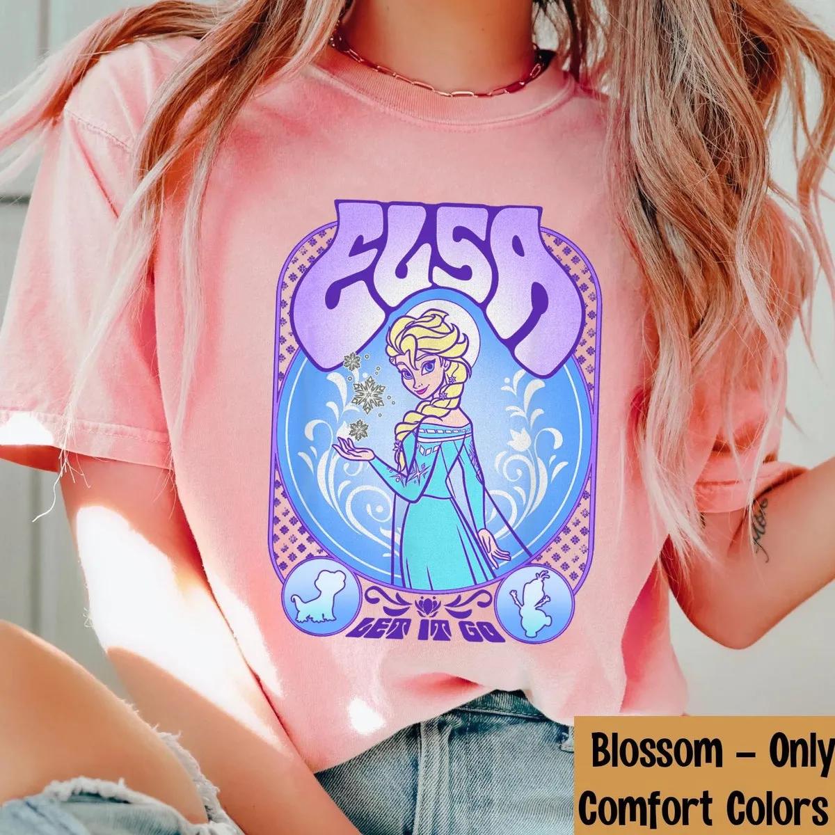 Two Sided Elsa Princess Keep Calm And Let It Go Shirt 4