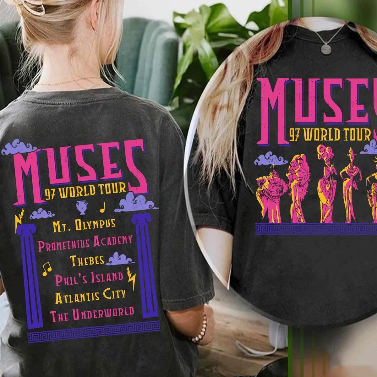 Two Sided Hercules Muses 97 World Tour Shirt 2