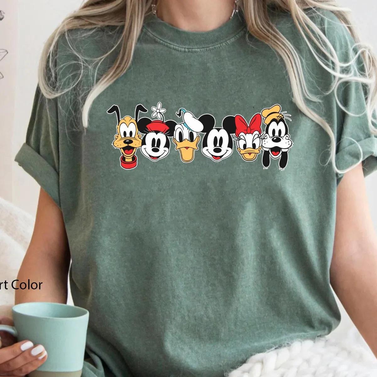 Two Sided Mickey Friends The Happiest Place On Earth Shirt 4