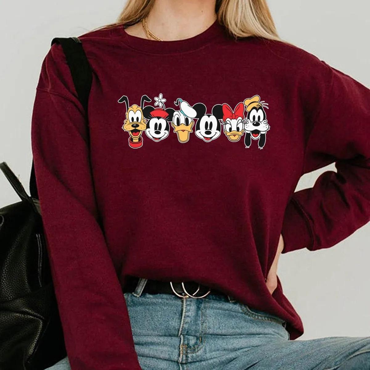 Two Sided Mickey Friends The Happiest Place On Earth Shirt 6