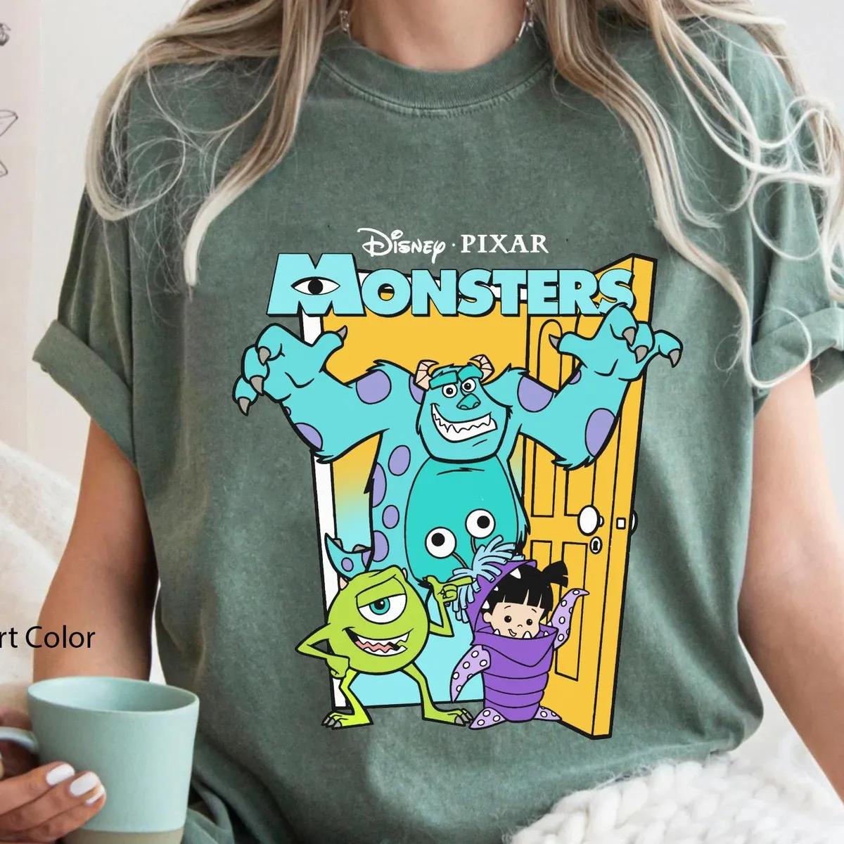 Two Sided Monster University We Scare Because We Care Shirt 6