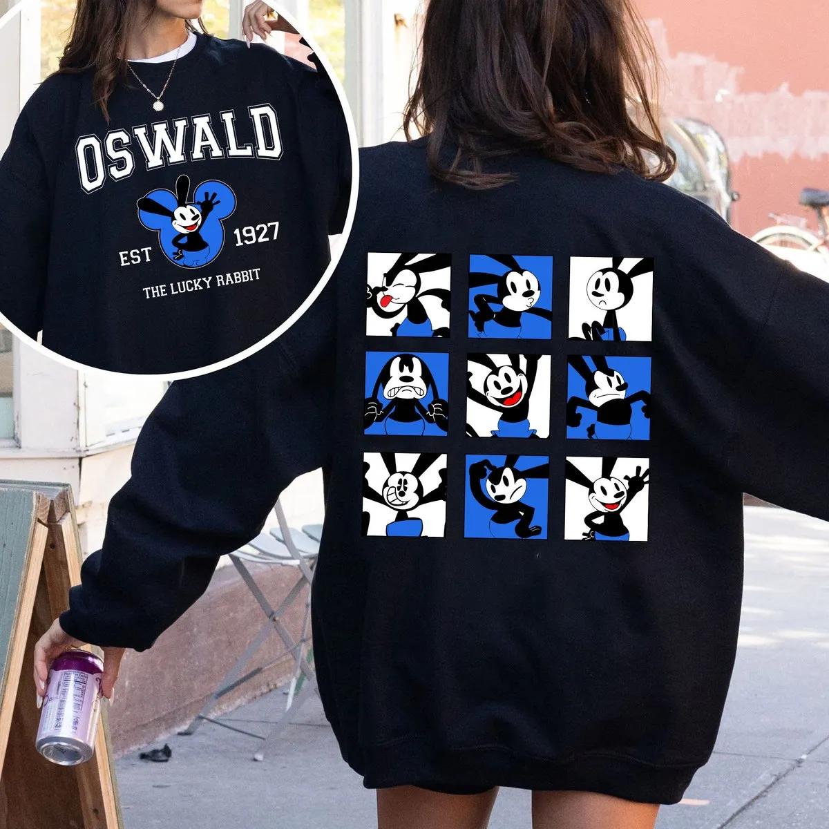 Two Sided Oswald The Lucky Rabbit Est 1927 Disney Shirt 1 1