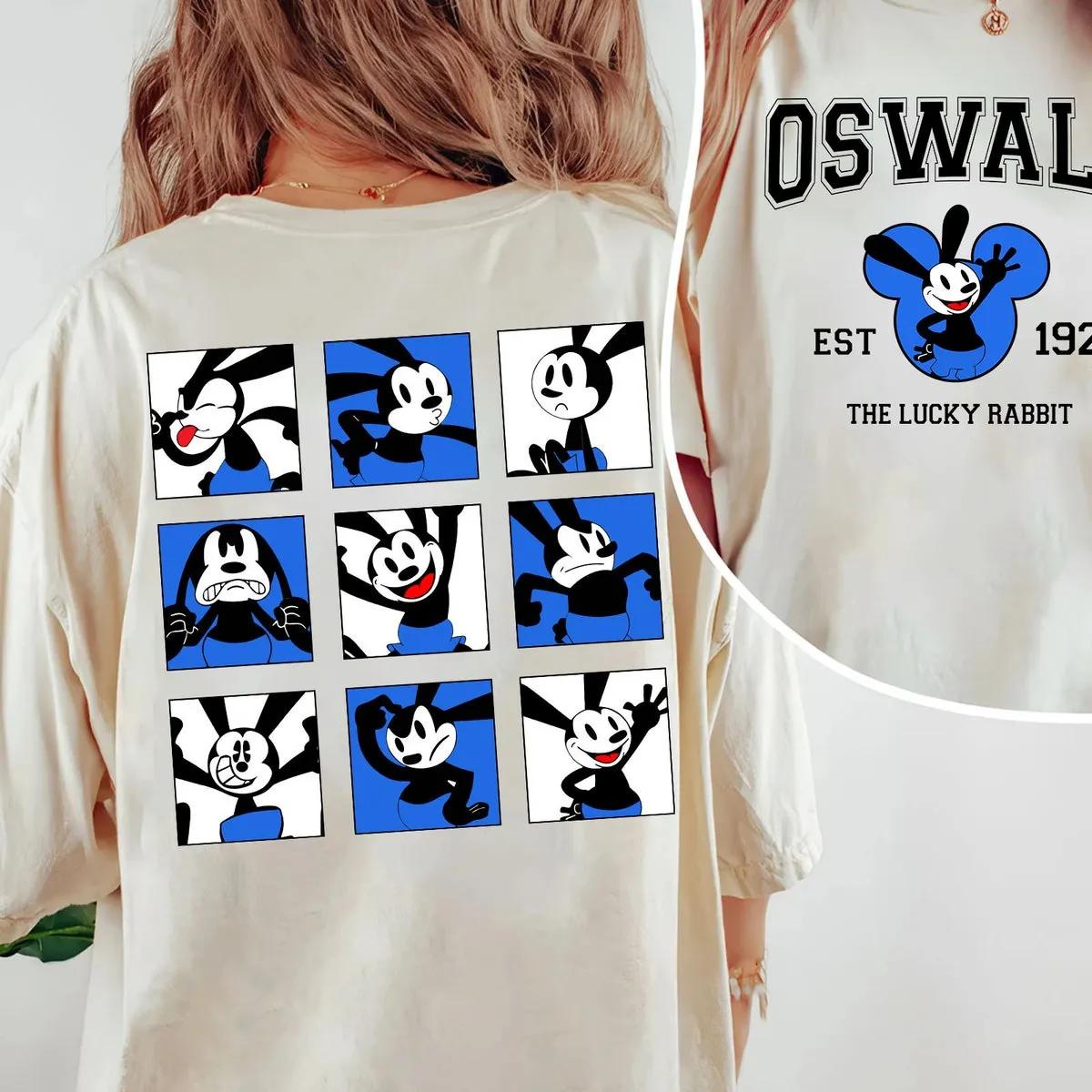 Two Sided Oswald The Lucky Rabbit Est 1927 Disney Shirt 2 1