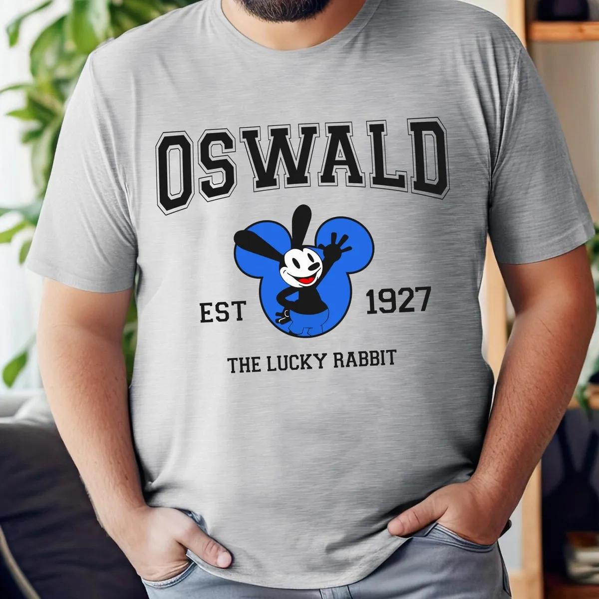 Two Sided Oswald The Lucky Rabbit Est 1927 Disney Shirt 5 1