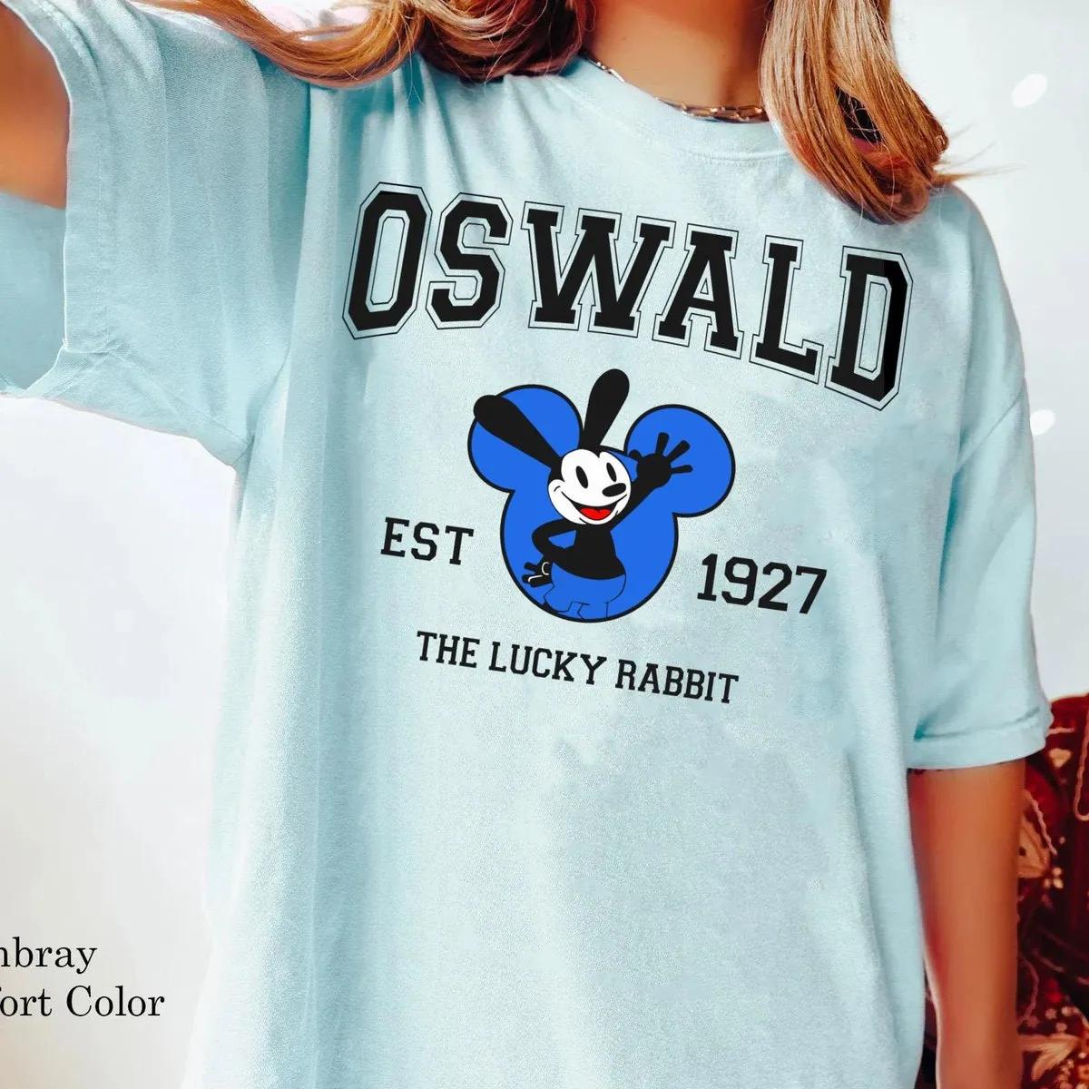 Two Sided Oswald The Lucky Rabbit Est 1927 Disney Shirt 6 1