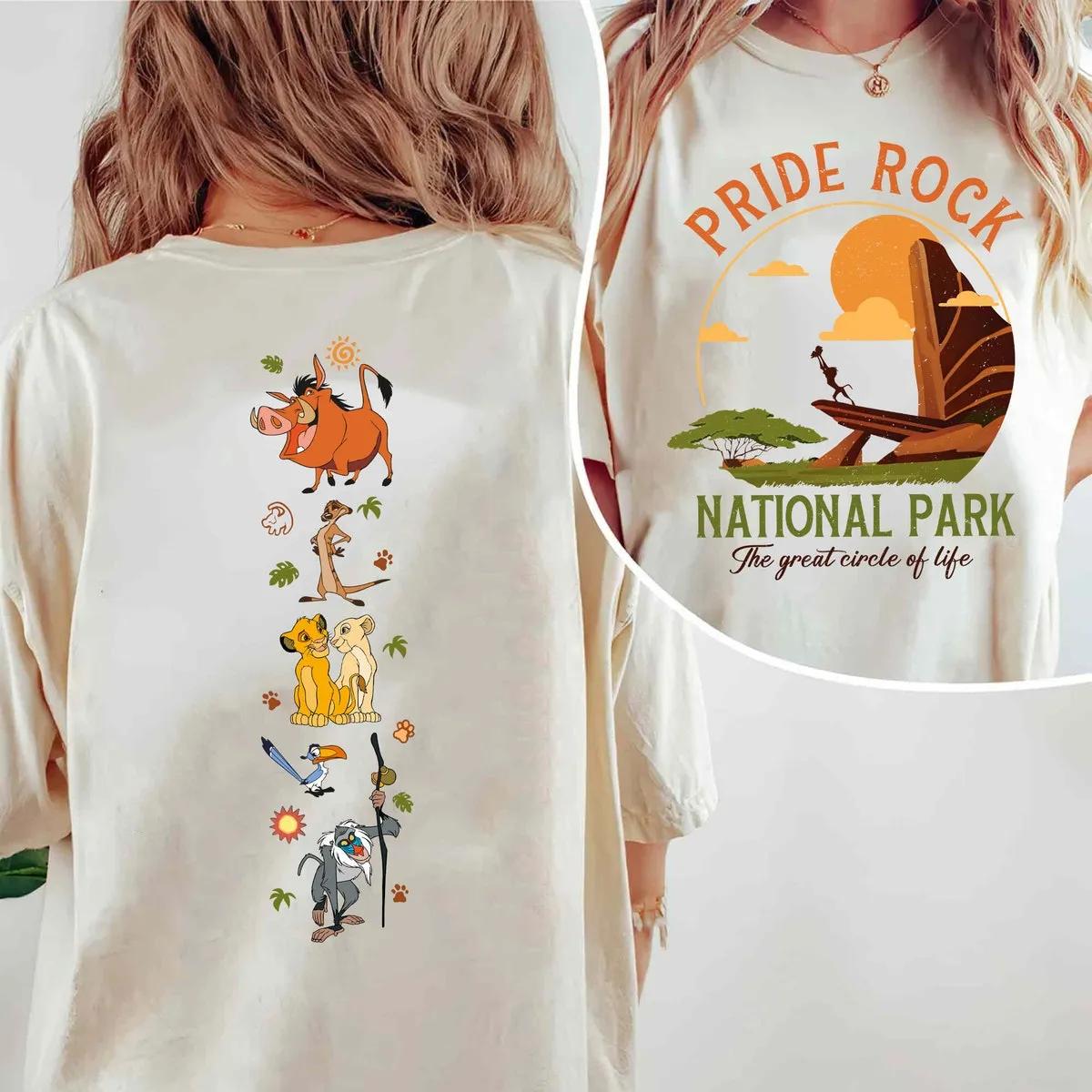 Two Sided Pride Rock National Park Shirt 1