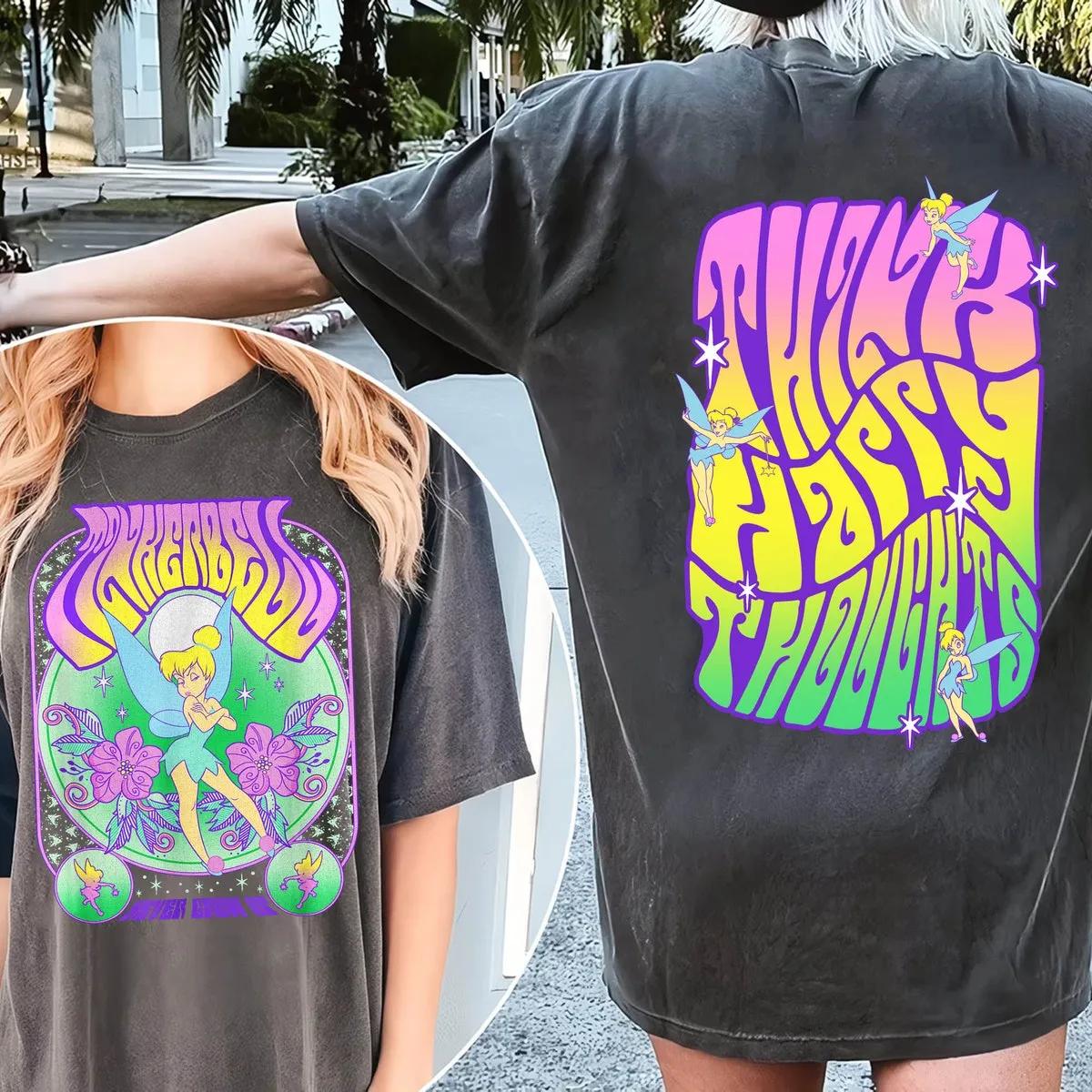 Two Sided Tinker Bell Think Happy Thoughts Shirt 2