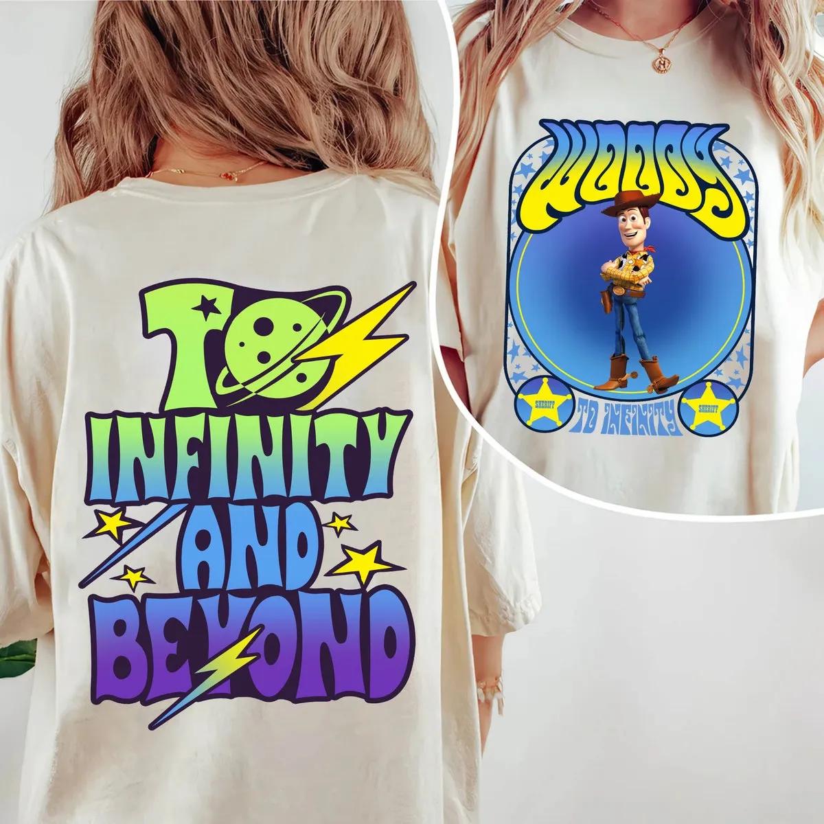 Two Sided Woody To Infinity And Beyond Shirt 1