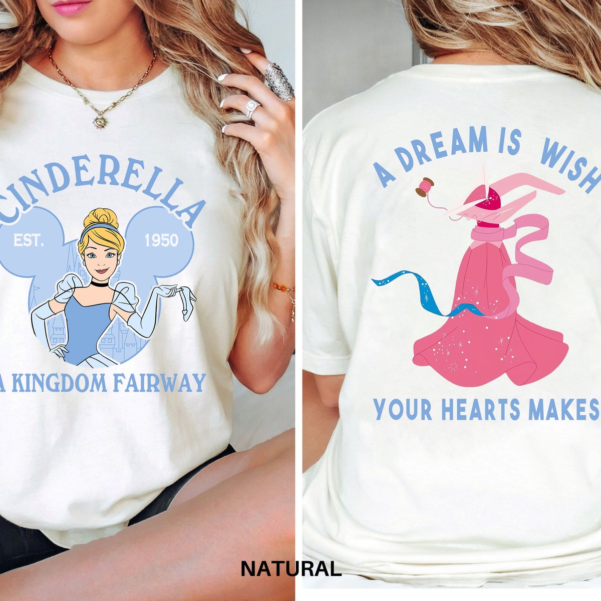 Two sided Cinderella Princess Disney Princess Shirt 1 1