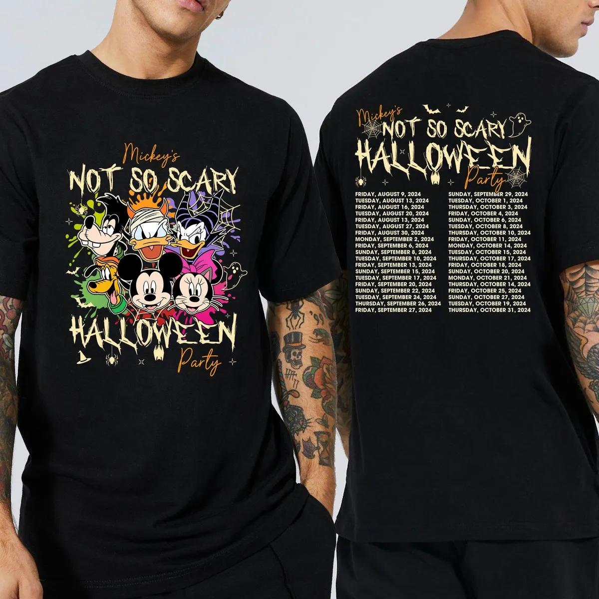 Two sided Mickey and Friends Halloween Party Shirt 1 1