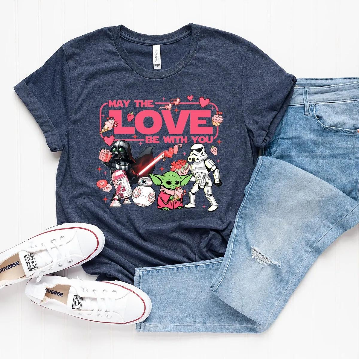 Valentines Day Star Wars Disney Shirt Honeymoon Tee 4 1