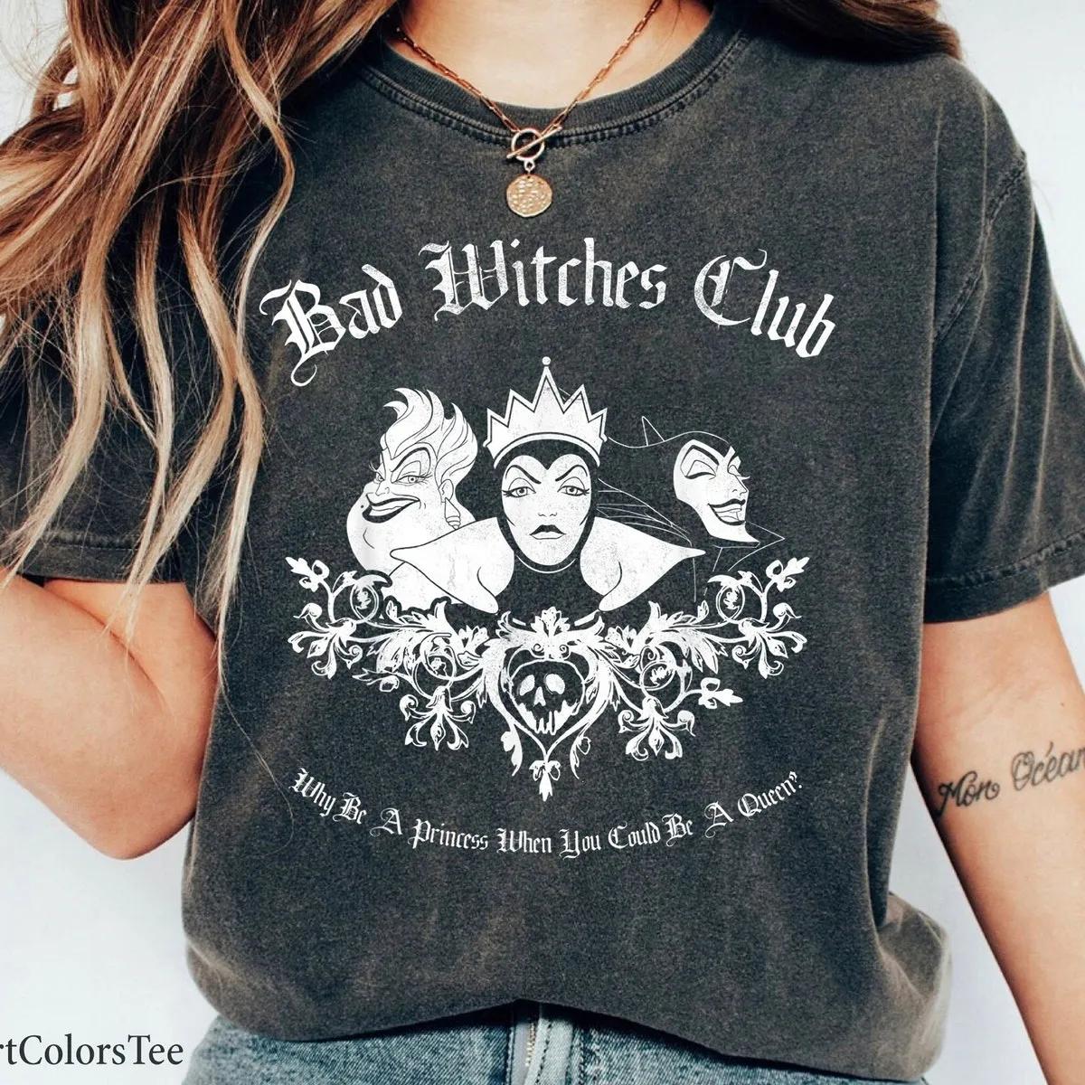 Villains Bad Witches Club Disney Shirt 2 1